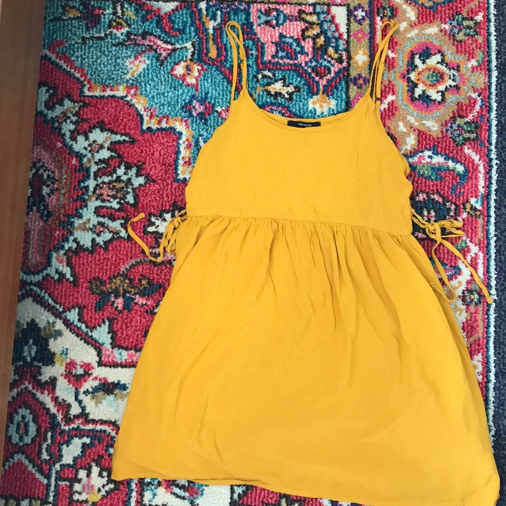 Mustard Yellow Boho Dress